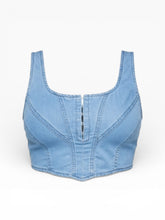 Load image into Gallery viewer, Denim Corset

