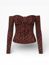 Load image into Gallery viewer, Leopard Mesh Top
