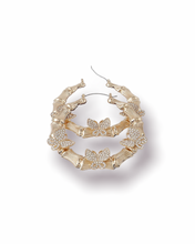 Load image into Gallery viewer, Butterfly Bamboo Earrings
